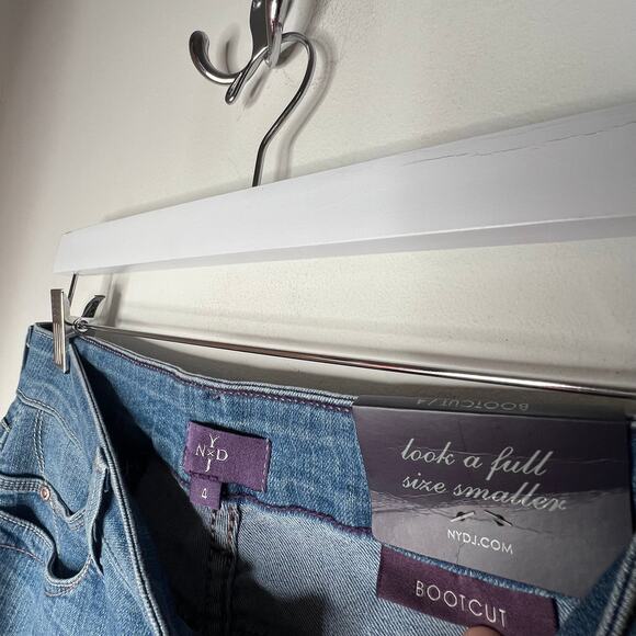 NYDJ Bootcut Stretch Denim Jeans Size 4 - Picture 5 of 6